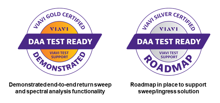 DAA Test Ready Certified DAA Test Ready Certified